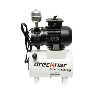 Pompa vacuum uscata cu motor 550W, 200 L/min, 1440rpm si rezervor pentru aparat de muls vaci Breckner Germany - imagine 2