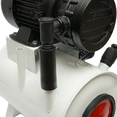 Pompa vacuum uscata cu motor 550W, 200 L/min, 1440rpm si rezervor pentru aparat de muls vaci Breckner Germany - imagine 6