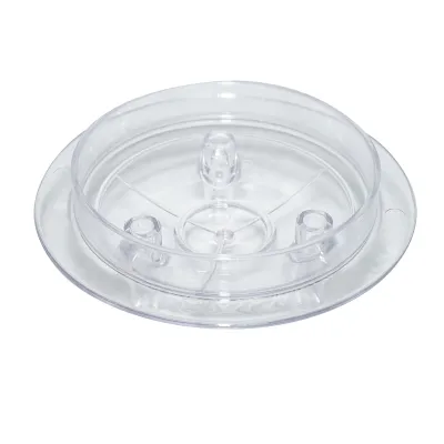 Capac transparent cu fusta bidon 30L 3 iesiri pentru aparat de muls vaci Breckner Germany - imagine 2