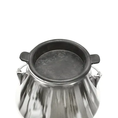 Bidon de inox cu capac pentru lapte 30L aparat de muls vaci Breckner Germany - imagine 4