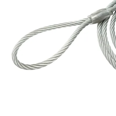 Cablu sufa troliu ciochinar otel 14mm x 4m cu ochiuri pentru tractare/ridicare - imagine 5