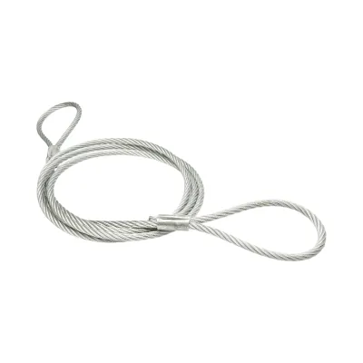 Cablu sufa troliu ciochinar otel 14mm x 4m cu ochiuri pentru tractare/ridicare - imagine 4