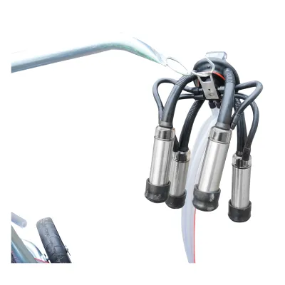 Aparat de muls vaci cu grup colector 160cc, sasiu galvanizat, bidon inox 30L, 1 post Breckner Germany - imagine 9