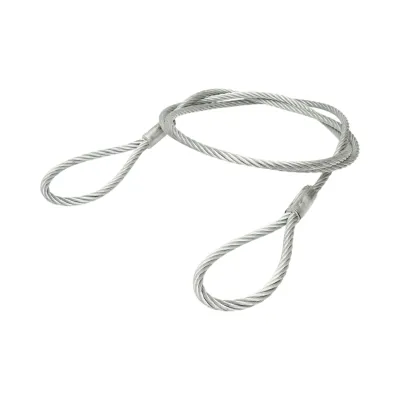 Cablu sufa troliu ciochinar otel 16mm x 4m cu ochiuri pentru tractare/ridicare - imagine 2