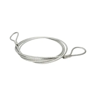 Cablu sufa troliu ciochinar otel 16mm x 6m cu ochiuri pentru tractare/ridicare - imagine 3