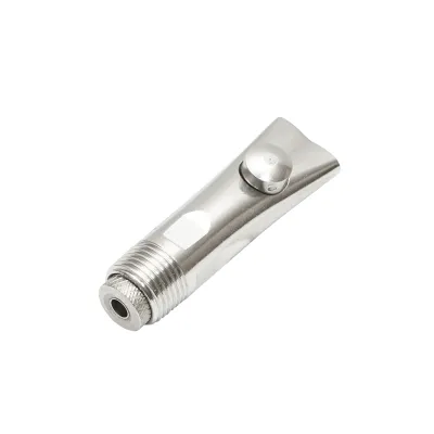 Suzeta din inox cu bila 85x21mm M20 pentru adapare porci si vitei - imagine 2