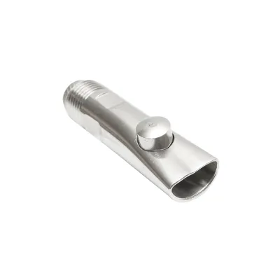 Suzeta din inox cu bila 85x21mm M20 pentru adapare porci si vitei - imagine 4