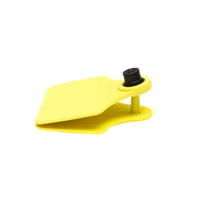 Set crotalii neinscriptionate galbene pentru vaci Breckner Germany - imagine 2