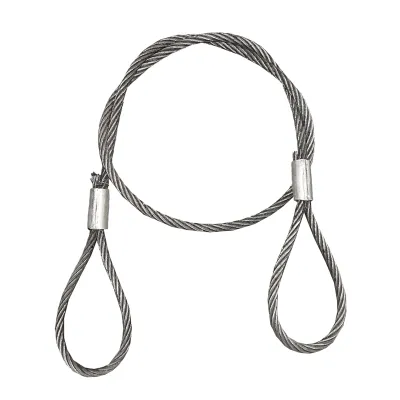 Cablu sufa troliu ciochinar otel 24mm x 4m cu ochiuri pentru tractare/ridicare