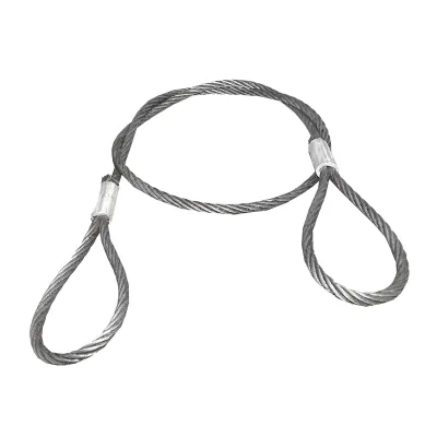 Cablu sufa troliu ciochinar otel 24mm x 4m cu ochiuri pentru tractare/ridicare - imagine 2