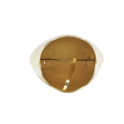 Clopot ovine si bovine, talanga 7 cm, aurie - imagine 3