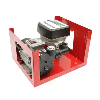 Pompa transfer motorina 220V 550W Breckner Debit 60L/min. (Kit cu contor, furtun aspiratie 1,5M, furtun transfer 4M, Pistol) - imagine 4
