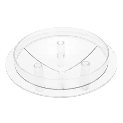 Capac transparent bidon 40L cu 3 iesiri pentru aparat de muls vaci Breckner Germany - imagine 3