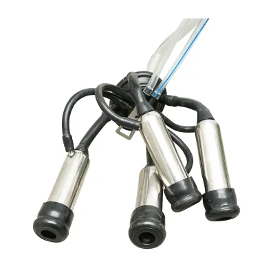 Aparat de muls vaci 2 posturi bidon 40L inox cu butelie, vacuum rezervor Breckner Germany - imagine 9