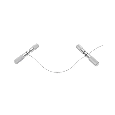Set cablu si manere metalice pentu ecornare vitei, capre oi Breckner Germany