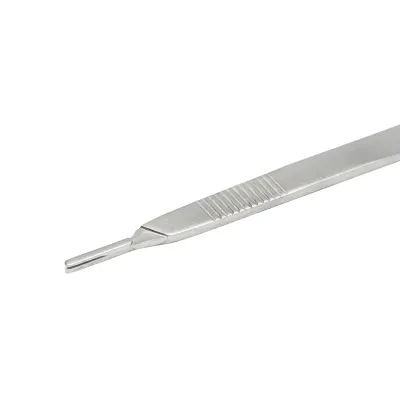 Maner bisturiu din inox nr 3 pentru lame nr 10-17 Breckner Germany - imagine 3
