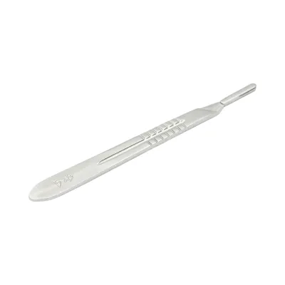 Maner bisturiu din inox nr 4 pentru lame nr 18-24 - imagine 3