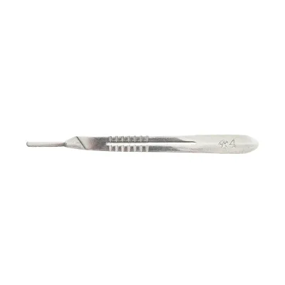 Maner bisturiu din inox nr 4 pentru lame nr 18-24 - imagine 2