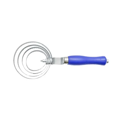 Perie tesala metalica spiralata pentru cai 230x105mm Breckner Germany - imagine 3