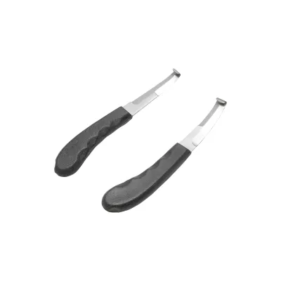 Set 2 renete stanga/dreapta pentru curatarea ongloanelor, copitelor 210mm Breckner Germany - imagine 3