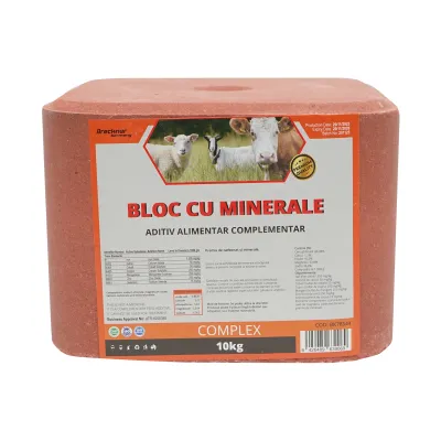 Bloc sare 10kg cu complex minerale pentru animale Breckner Germany