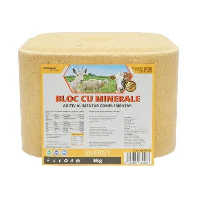 Bloc sare 5kg cu vitamine si minerale pentru animale Breckner Germany	
