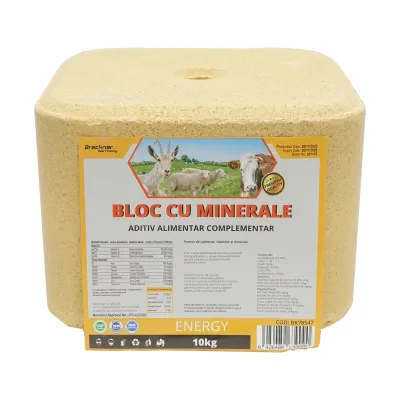 Bloc sare 10kg cu vitamine si minerale pentru animale Breckner Germany