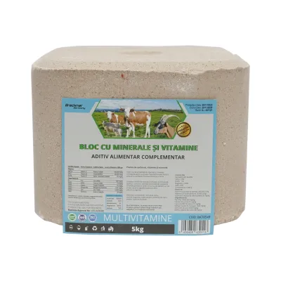 Bloc sare 5kg multivitamine pentru animale Breckner Germany