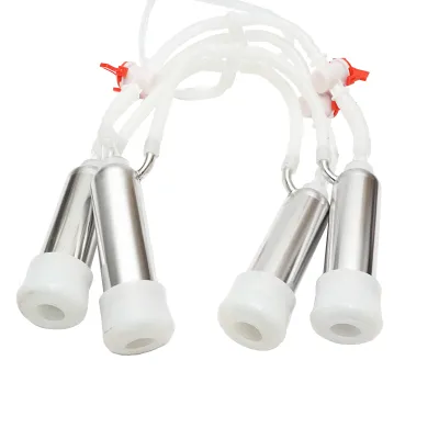 Aparat de muls portabil cu 1 post pentru vaci bidon inox 18L - imagine 4