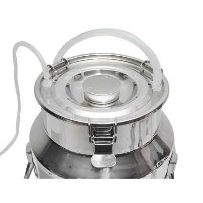 Aparat de muls portabil cu 1 post pentru vaci bidon inox 18L - imagine 3