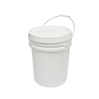 Galeata rotunda din plastic 20L cu capac pentru miere de albine - imagine 3