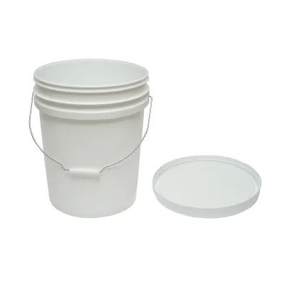 Galeata rotunda din plastic 20L cu capac pentru miere de albine