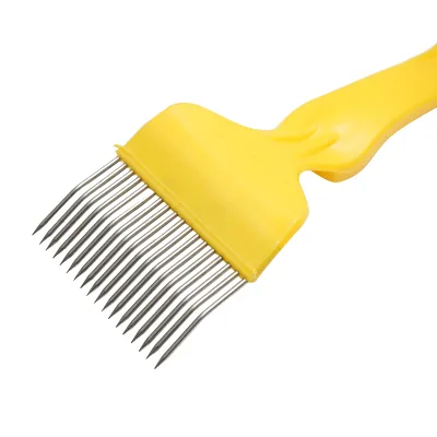 Furculita descapacit din inox cu maner din plastic 215mm - imagine 4
