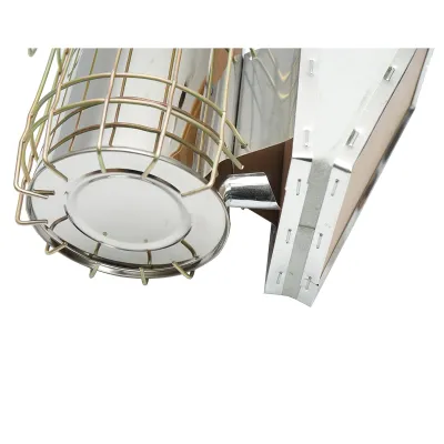 Afumator albine din inox cu cilindru scut termic si burduf din piele 190mm - imagine 6