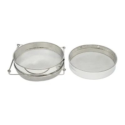 Sita dubla din inox pentru fitrare miere 235mm - imagine 2