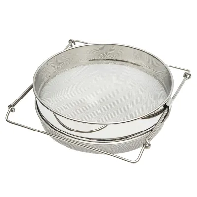 Sita dubla din inox pentru fitrare miere 235mm - imagine 3