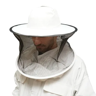 Bluza apicola alba cu masca de protectie marimea L - imagine 5