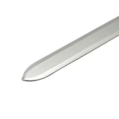 Cutit aplicol din inox lama dreapta si maner din lemn 400mm - imagine 4