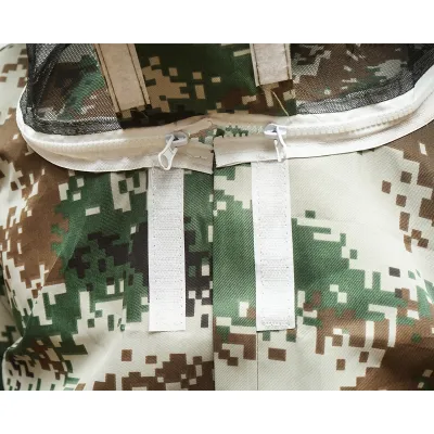 Bluza apicola tip camuflaj marimea XL cu masca protectie - imagine 6