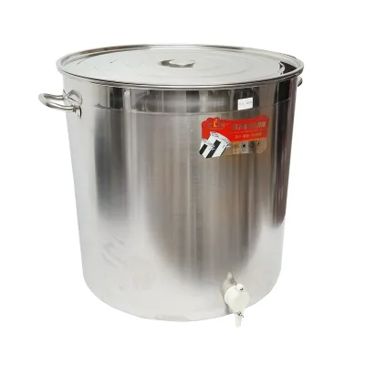 Maturator din inox cu capac pentru miere de albine 200kg - imagine 5