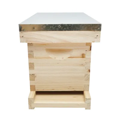 Stup orizontal din lemn pentru albine, 5 rame, 505x230x245mm - imagine 4