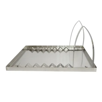 Tava inox pentru descapacit 600x700x30mm - imagine 3