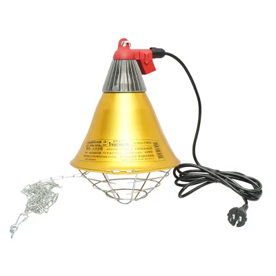 Lampa incalzire cu infrarosu 21.5cm pentru pui, animale, 230V - imagine 2