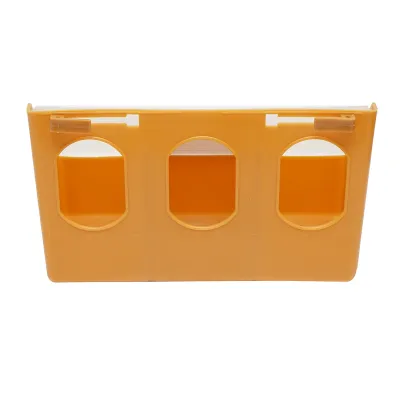 Hranitoare porumbei din plastic rabatabila, 3 compartimente 25x9x14cm - imagine 2