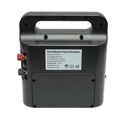Aparat generator de impulsuri 2 Joule 10km, 220V cu panou solar 5W 9V si baterie 6V 7Ah Breckner Germany - imagine 3