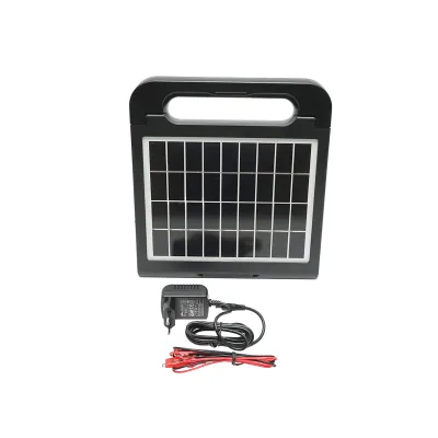 Aparat generator de impulsuri 2 Joule 10km, 220V cu panou solar 5W 9V si baterie 6V 7Ah Breckner Germany