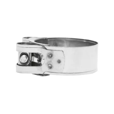 Colier forta, clema inox cu surub 201 pentru furtunuri 52-55mm Breckner Germany - imagine 3