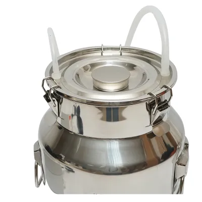 Aparat de muls 60W, 220V cu 1 post pentru vaci, bidon inox 14L - imagine 4