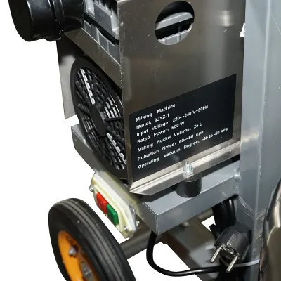 Aparat de muls vaci 1 post 650W, bidon inox 25L, grup de muls cu 4 mansoane, presiune vid 45-50 kPa, pulsatii 60-80 cpm - imagine 9