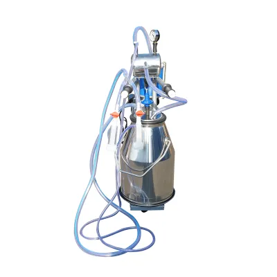 Aparat de muls oi si capre 1 post 550W, 220V bidon inox 25L, grup de muls cu 2 mansoane, presiune vid 45-50 kPa, pulsatii 60-80 cpm - imagine 3